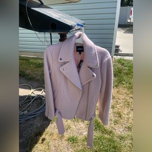 Brand new pink express moto fur jacket! 🤩💕